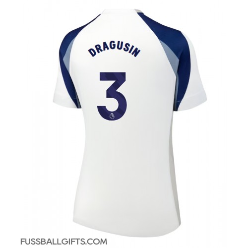 Tottenham Hotspur Radu Dragusin #3 Fußballbekleidung Heimtrikot Damen 2025-26 Kurzarm